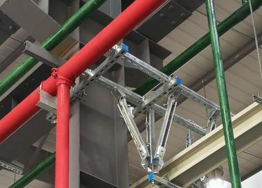 庐江该抗震支架的整体式支吊架结构协调性好